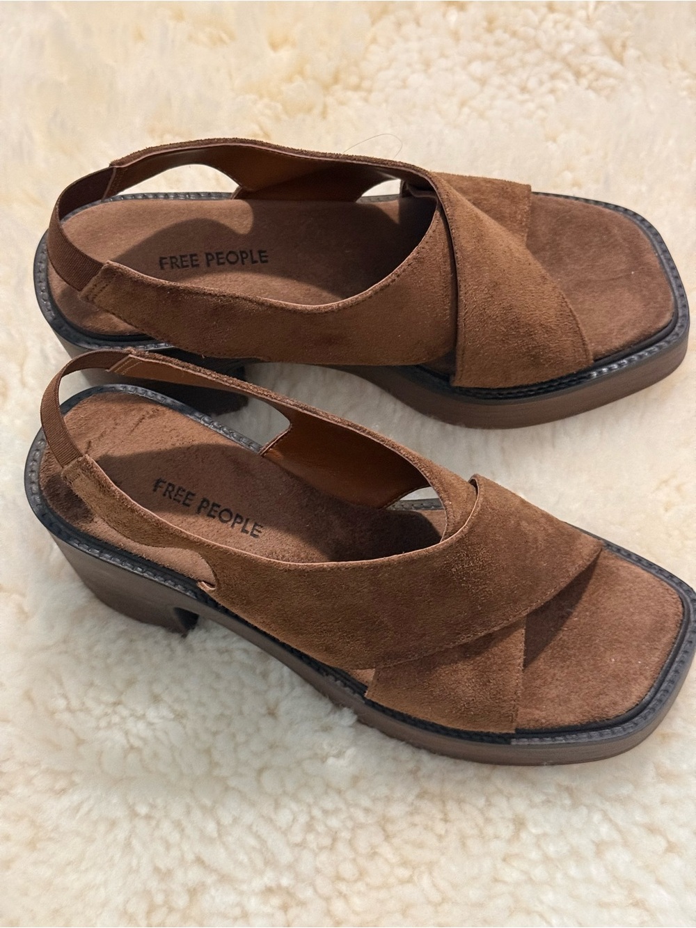 Free People Cora Platform Clogs - Size 8 NWOT